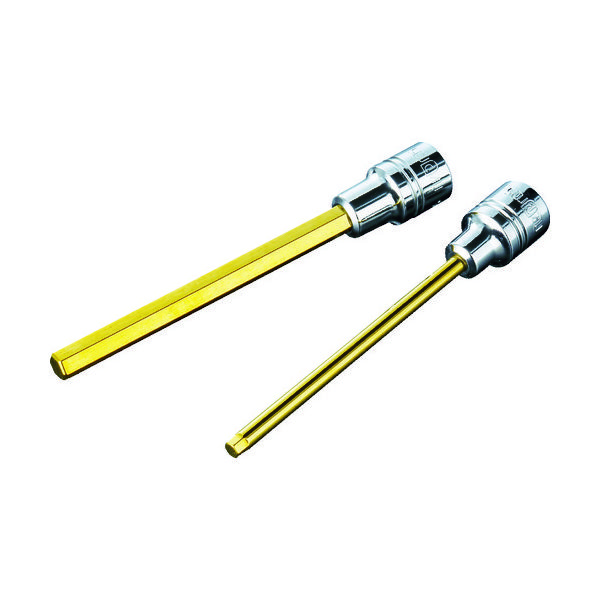 京都機械工具 ネプロス 6.3sq.ロングヘキサゴンビットソケット 対辺寸法2.5mm 全長79.7mm NBT2-025L 1個（直送品）