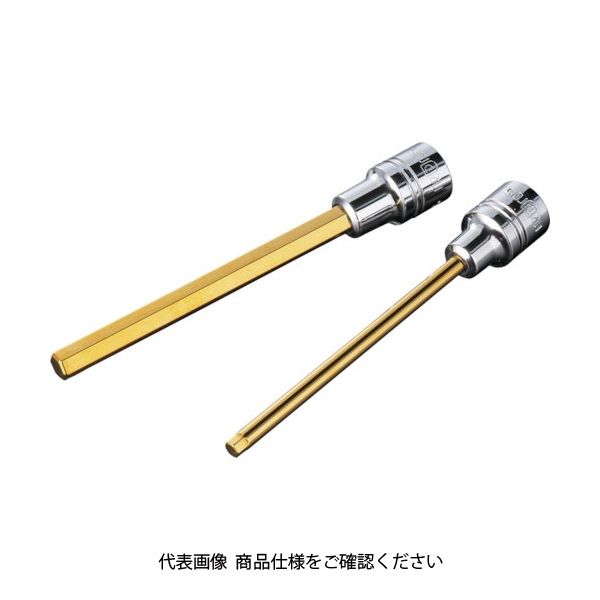 京都機械工具 ネプロス 6.3sq.ロングヘキサゴンビットソケット 対辺寸法4mm 全長79.7mm NBT2-04L 1個（直送品）