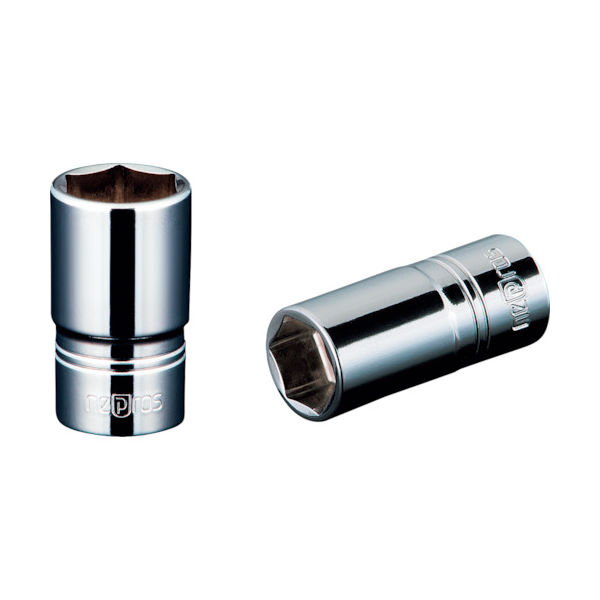 京都機械工具 nepros 6.3sq.セミディープソケット(六角) 対辺寸法11mm 全長32mm NB2M-11 1個 102-8579（直送品）