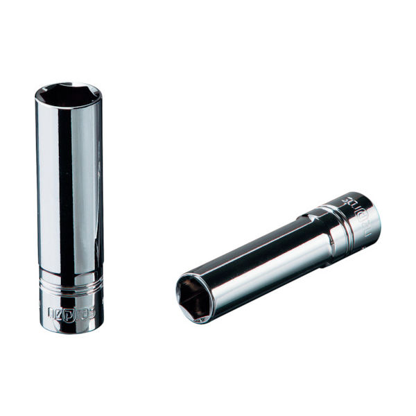 京都機械工具 nepros 6.3sq.ディープソケット(六角) 対辺寸法6mm 全長50mm NB2L-06 1個 114-5996（直送品）