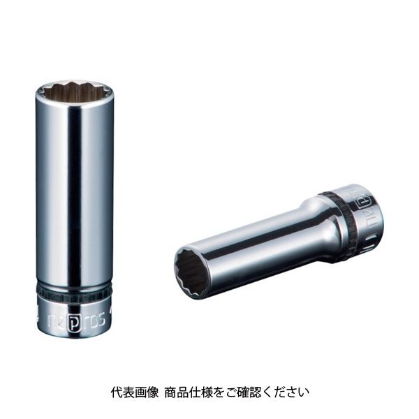 京都機械工具 ネプロス インチ 9.5sq.ディープソケット(十二角)9/16inch NB3L-9/16W 1個 114-6758（直送品）