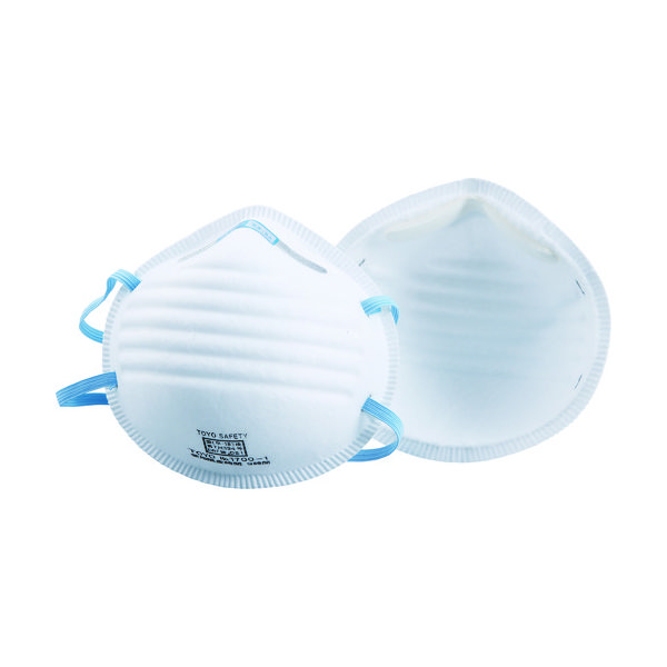 東洋物産工業 トーヨーセーフティ トーヨー 使い捨て式防じんマスク(DS1) (20枚入) NO1700-A 1箱(20枚)（直送品）