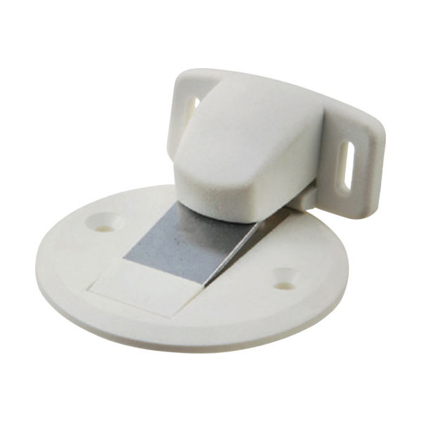 MARUKI HARDWARE CORPORATION MK マグフラ戸当(面付型)(キャッチ機能付) 黒 P-470 00U 1個（直送品）