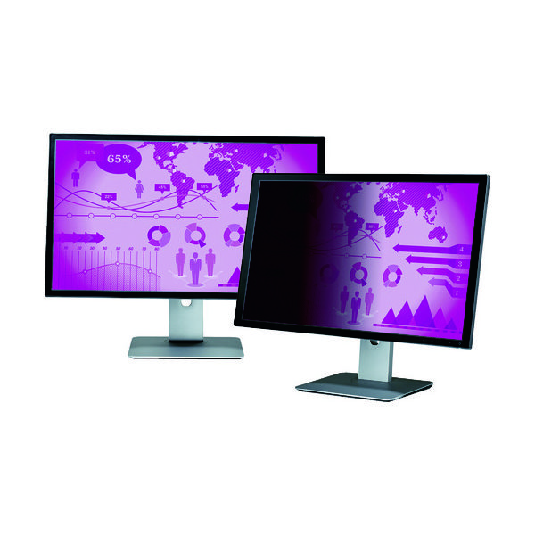 スリーエム ジャパン 3M セキュリティ/プライバシーフィルター ハイクラリティータイプ HC270W9B 1枚 116-4715（直送品）