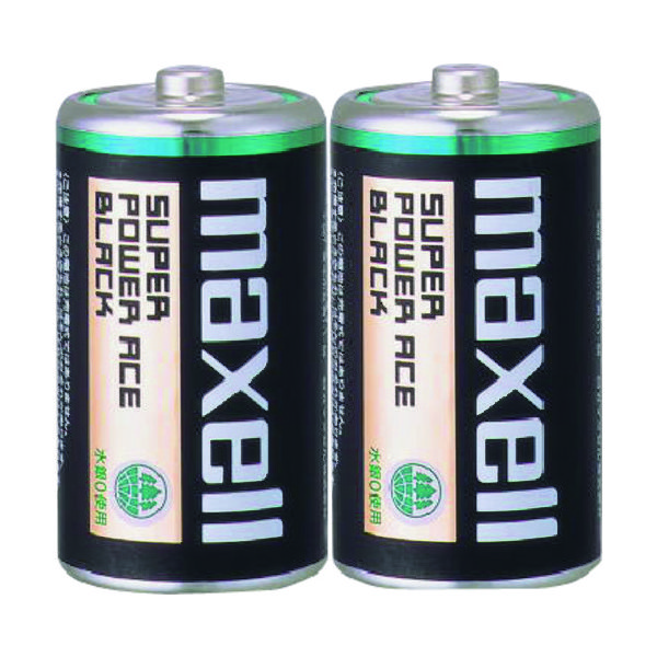 マクセル マンガン乾電池単1 R20PU（BN）2P 1パック（2個） 116-7674