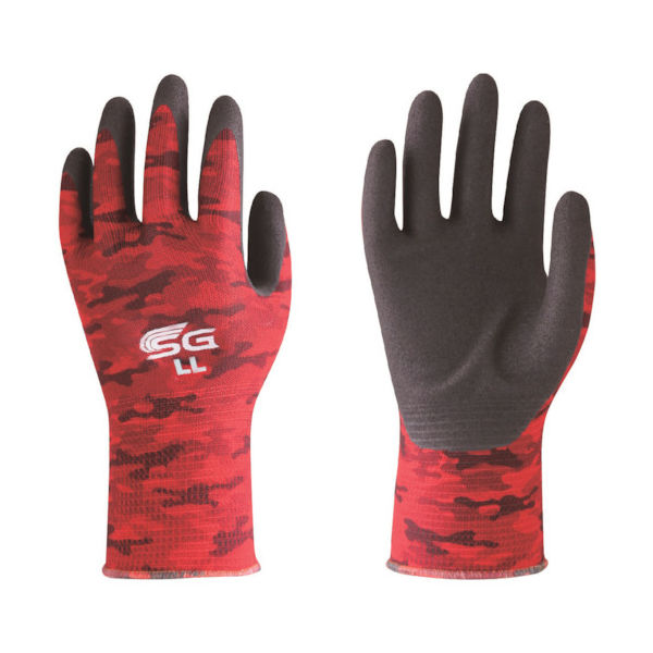 東和コーポレーション トワロン ニトリル背抜き手袋 SGーA001 ミリタリーレッド LL SG-A001-LL 1双 828-0754（直送品）