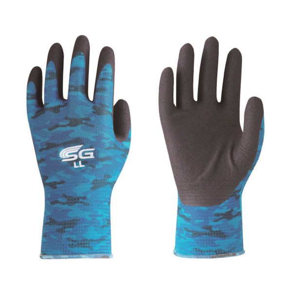 東和コーポレーション トワロン ニトリル背抜き手袋 SGーA002 ミリタリーブルー LL SG-A002-LL 1双 828-0757（直送品）