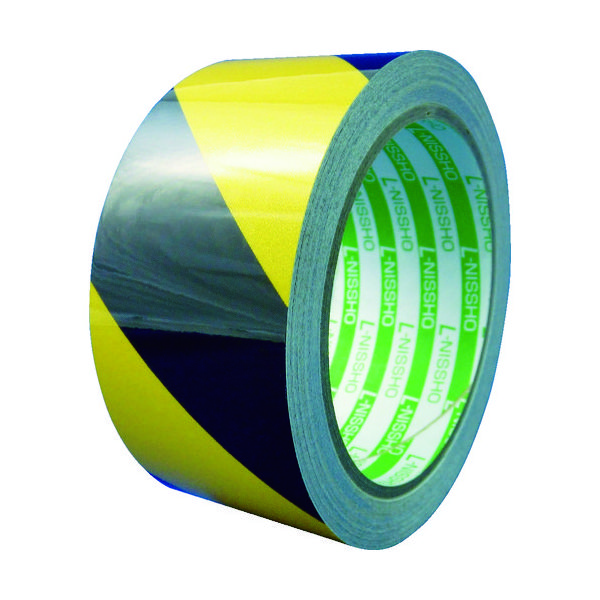 日東電工 日東エルマテ 粗面反射テープ 75mmx10m イエロー/ブラック SHT-75YB 1巻 114-5949（直送品）