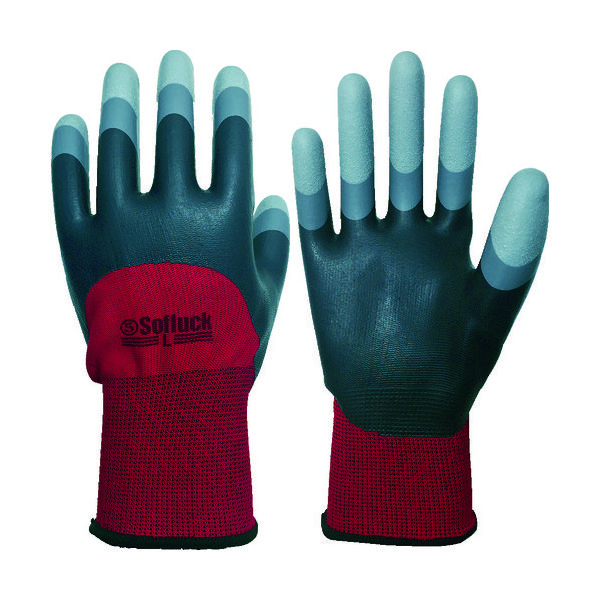 丸五 ソフラック#1900 レッド S SR1900-R-S 1双 114-3618（直送品）