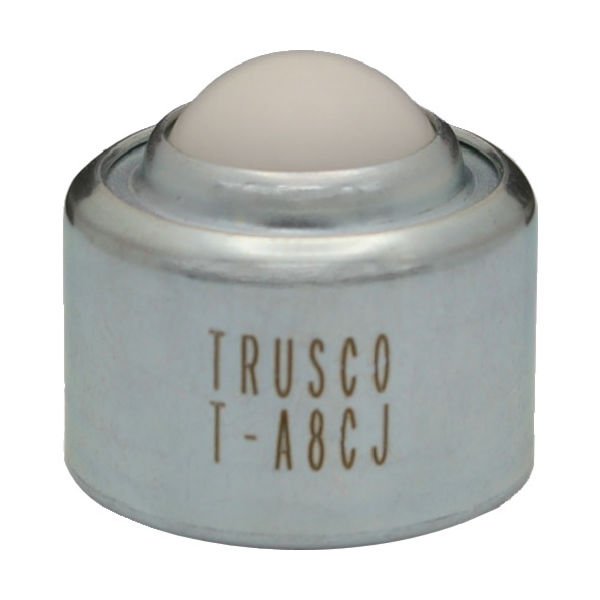 トラスコ中山 TRUSCO ボールキャスター プレス成型品上向用 樹脂製ボール T-A8CJ 1個 123-8818（直送品）
