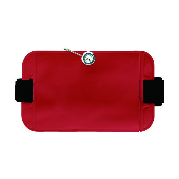 トラスコ中山 TRUSCO アームパス 名刺サイズ レッド TAB-C-R 1個 114-8440（直送品）