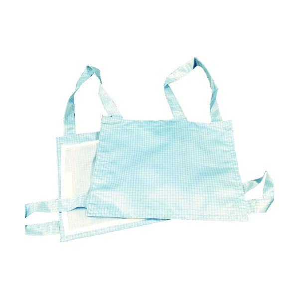 トラスコ中山 TRUSCO クリーンルーム用ゼッケン 青 TCRZ-B 1枚 124-7016（直送品）