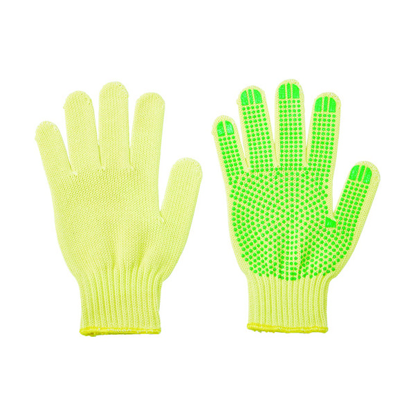 TRUSCO 耐切創手袋 7ゲージ 裏面キュプラ(ベンベルグ[[R上]])67%・ポリエステル33% すべり止め付 TATBP-7S 1双（直送品）