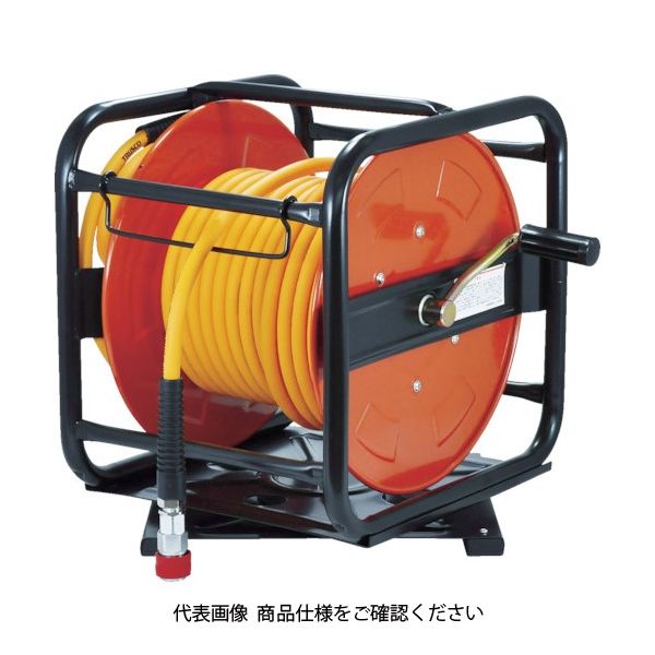 トラスコ中山 TRUSCO B型エアーリール ワンタッチカップリング付 8.5X12.5mm 20m巻 TAWB-85-20N 1台(1個)（直送品）