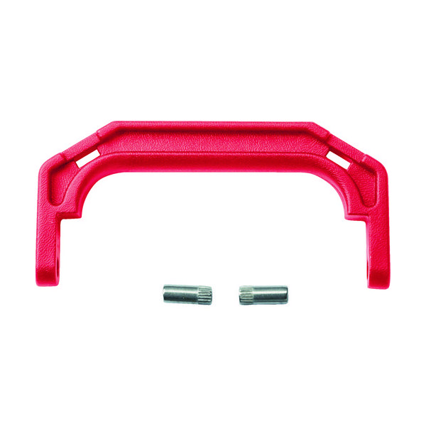 トラスコ中山 TRUSCO プロテクターツールケースTAK13S用ハンドル 赤 TAK13S-HDRE 1セット 115-1532（直送品）
