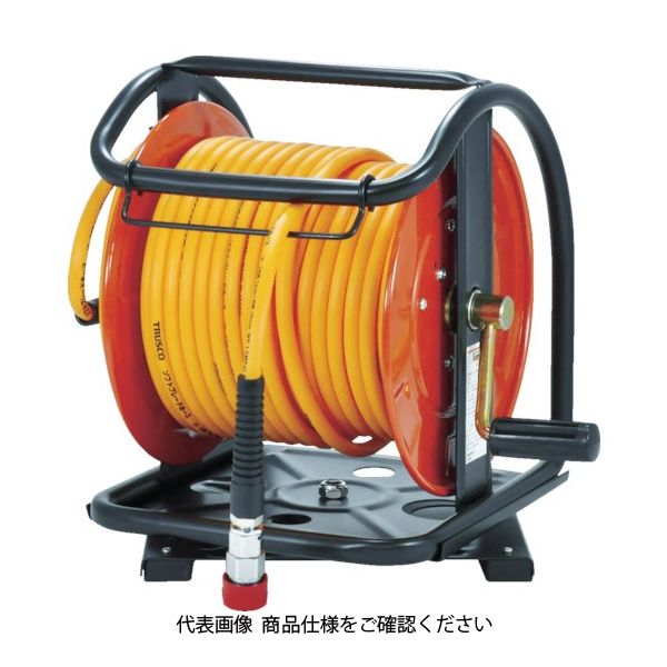 トラスコ中山 TRUSCO C型エアーリール ワンタッチカップリング付 7X10mm 20m巻 TAWC-7-20N 1台(1個)（直送品）