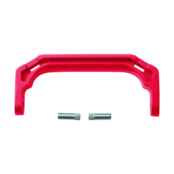 トラスコ中山 TRUSCO プロテクターツールケースTAK13M用ハンドル 赤 TAK13M-HDRE 1セット 115-1540（直送品）