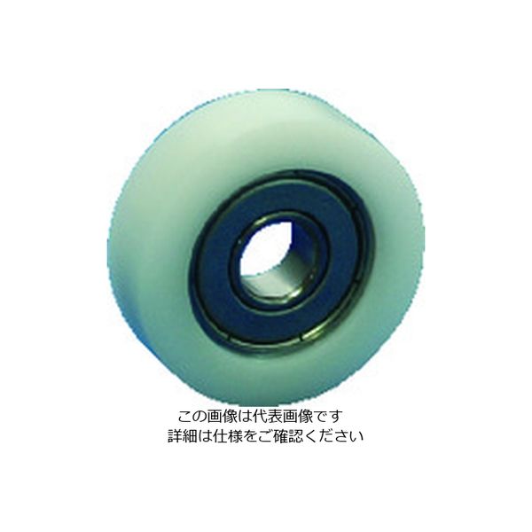 トラスコ中山 TRUSCO 樹脂ベアリング Eシリーズ フラットタイプ軸穴 外径15mm TEFH1504 1個 115-7010（直送品）