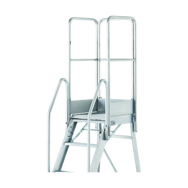 TRUSCO 踏み台TDAD用フルセット手すり 高さ1100mm 本体高さ0.90m~1.80m用 TDAD-TF-110 1台（直送品）