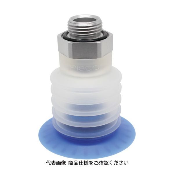 日本ピスコ ピスコ 包装袋用真空パッド直付型40度5段G3/8平面型 VPE50PBS45-G3-FF 1個 114-1476（直送品）