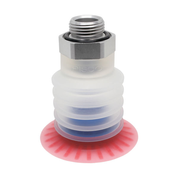 日本ピスコ PISCO 包装袋用真空パッド直付型20度5段G1/4平面型 VPE50PBS25-G2-FF 1個 114-1470（直送品）