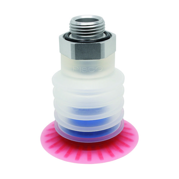 日本ピスコ PISCO 包装袋用真空パッド直付型20度5段G3/8平面型 VPE50PBS25-G3-FF 1個 114-1474（直送品）