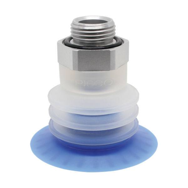 日本ピスコ PISCO 包装袋用真空パッド直付型40度3段G1/8球面型 VPE50PBS43-G1-FS 1個 114-1517（直送品）