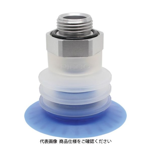 日本ピスコ ピスコ 包装袋用真空パッド直付型40度3段G1/4平面型 VPE50PBS43-G2-FF 1個 114-1520（直送品）