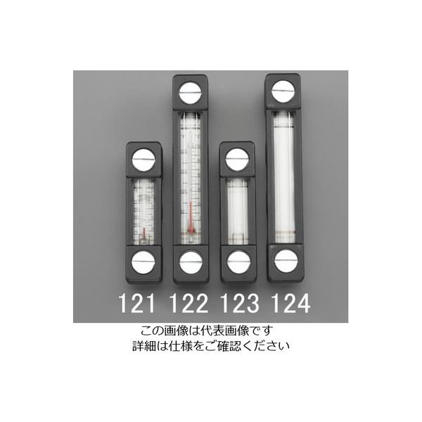 エスコ 127mm レベルインジケーター(温度計/プロテクター付) EA949CX-122 1セット(2個)（直送品）