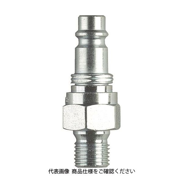 セインジャパン セイン スナップ・チェック/358 ワンタッチ検圧ニップル バルブ付き NPT1/8 オネジ 10-358-6451 1個（直送品）