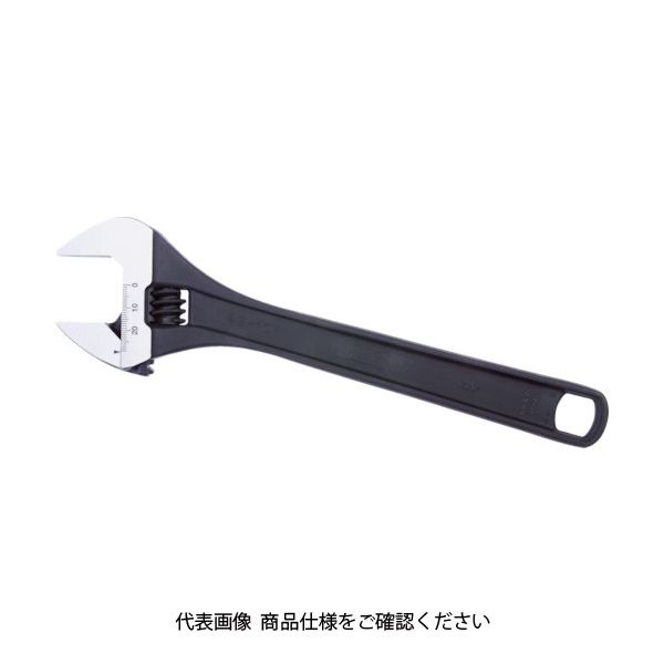 IREGA 【売切廃番】 モンキーレンチ99F 全長386mm 最大口開き43.12mm 99-15F 1丁 114-6894（直送品）