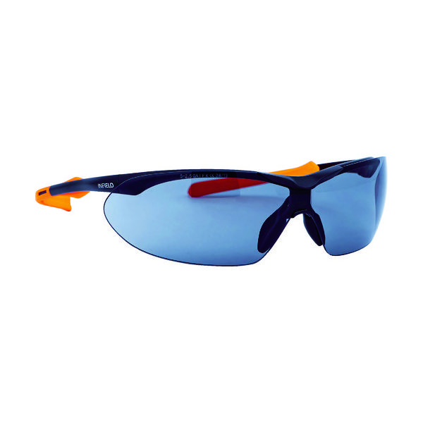 INFIELD Safety セーフティグラス WINDOR オレンジ/グレーレンズ 9070 625 1個 116-2948（直送品）