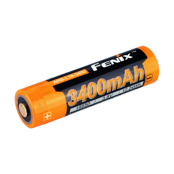 Fenix リチウムイオン専用充電電池 ARBーL18ー3400 ARB-L18-3400 1個 858-7606（直送品）
