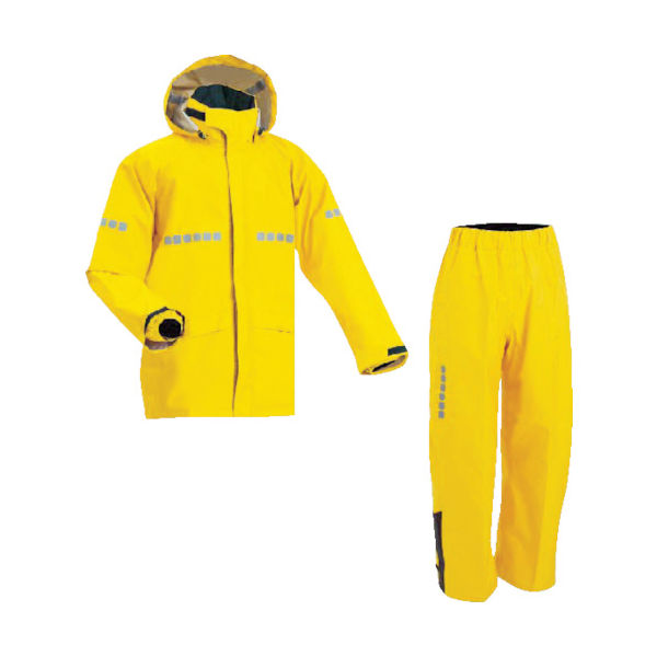 前垣 AP1000ワーキングレインスーツ イエロー 6Lサイズ AP1000 YE 6L 1着 114-7577（直送品）