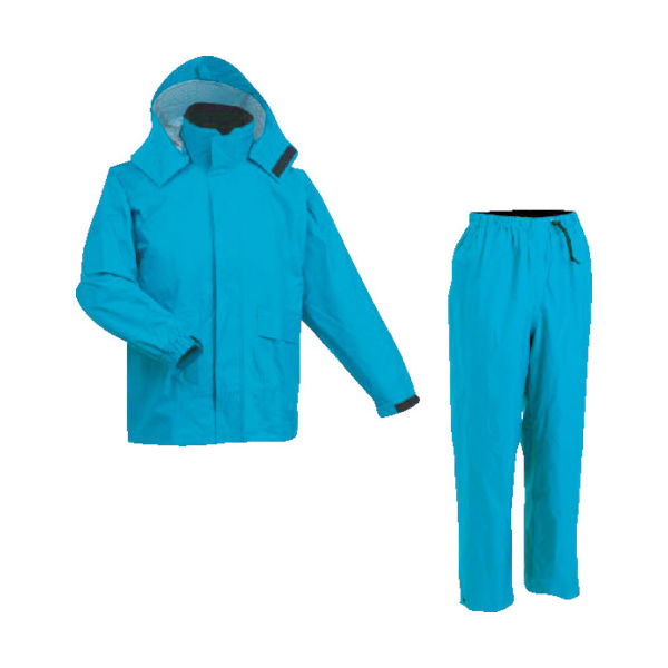 前垣 AP600透湿レインスーツ エメラルド 4Lサイズ AP600 EMRD 4L 1着 114-7654（直送品）