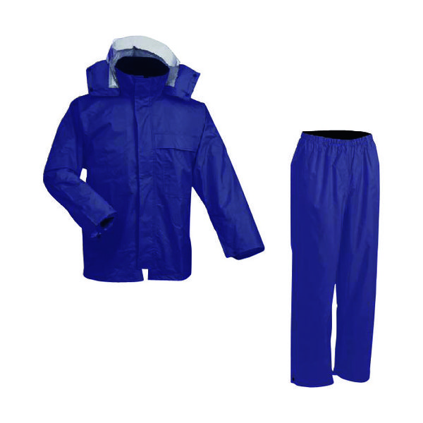 前垣 AP300PVCレインスーツ ネイビー Lサイズ AP300 NV L 1着 114-8382（直送品）