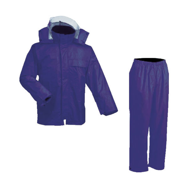 前垣 AP300PVCレインスーツ ネイビー Sサイズ AP300 NV S 1着 114-8385（直送品）