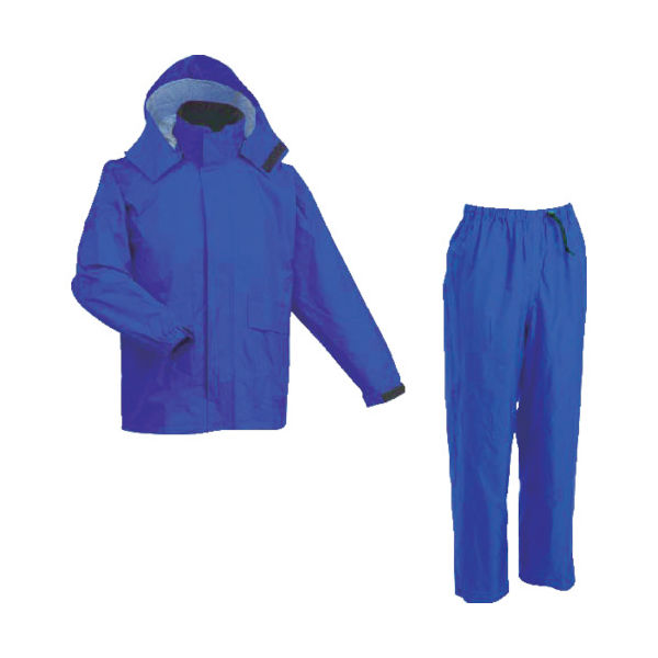 前垣 AP600透湿レインスーツ ロイヤルブルー 4Lサイズ AP600 R.BLUE 4L 1着 114-7660（直送品）