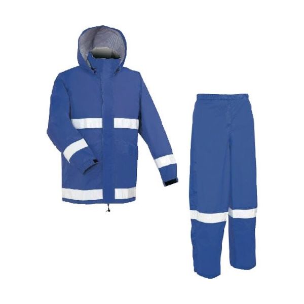 前垣 AP700レインスーツ(反射付) ネイビーブルー ELサイズ AP700 NVBLUE EL 1着 114-7599（直送品）
