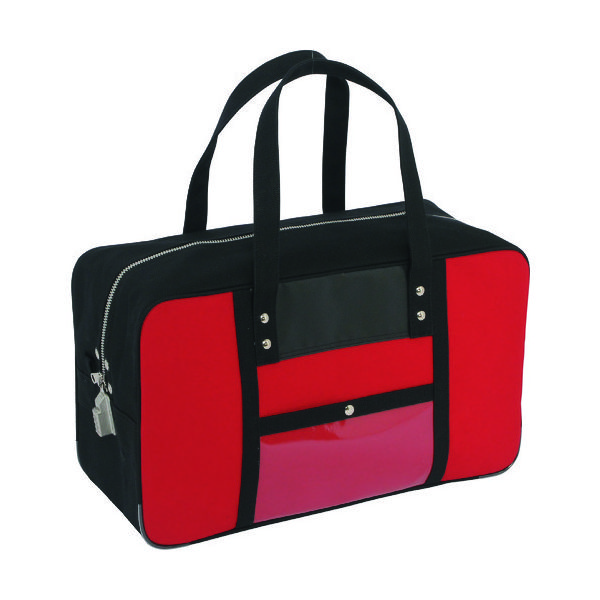 三栄産業 SANEI 帆布メール用ボストン(L)SEDー1錠付 赤 BTL-SED-02 1個 114-1869（直送品）