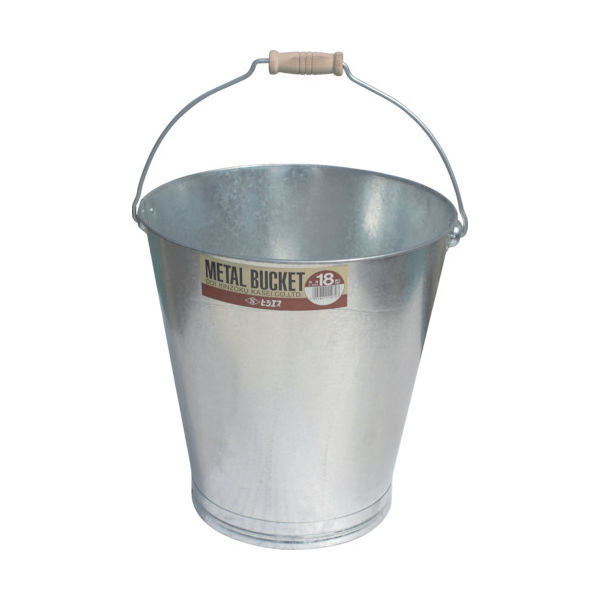 土井金属化成 ヒシエス トタン改良バケツ#18 TKBK-18 1個 860-0052（直送品）