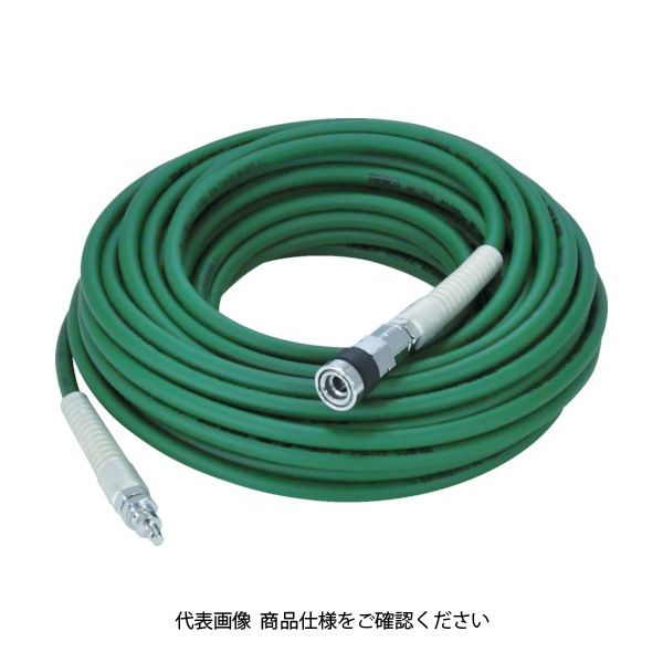 トラスコ中山 TRUSCO 【売切廃番】高圧ホース ストッパーカップリング付 内径6mmX10m THP-6-10A 1巻 102-6149（直送品）