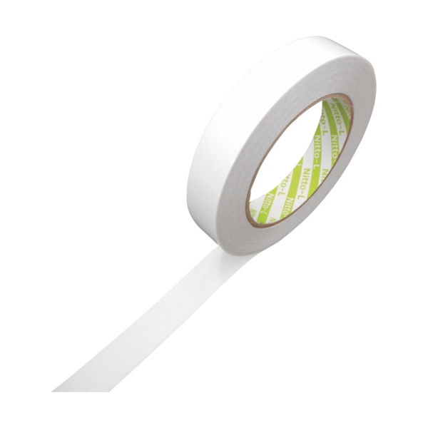 日東電工 日東エルマテ コンクリート型枠先付け工法用テープ 25mm×40m ホワイト TKR-25LS 1巻 102-7322（直送品）