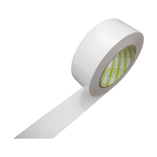 日東電工 日東エルマテ コンクリート型枠先付け工法用テープ 40mm×40m ホワイト TKR-40LS 1巻 102-7324（直送品）