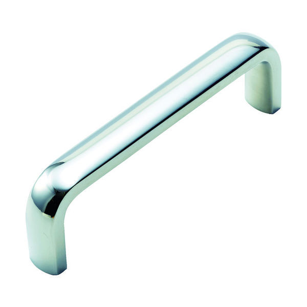 トラスコ中山 TRUSCO 楕円取手 ステンレス鏡面 全長78mm 全高35 ねじM8深さ6 TOH-78 1個 123-1530（直送品）