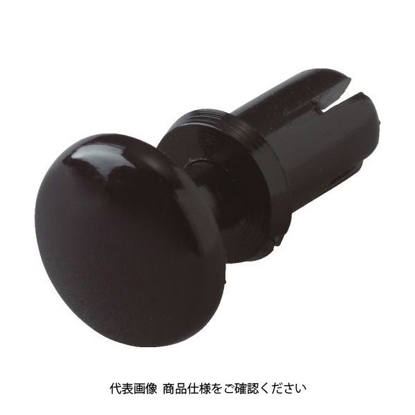 TRUSCO プッシュリベット 板厚1.0~2.0mm 穴径2.7Φ 長さ3.2 黒 50個入 TPR2632-BK 1袋(50個)（直送品）