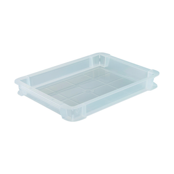 トラスコ中山 TRUSCO スケルトンカラーコンテナ 3L 透明 TSK-3TM 1個 116-4092（直送品）