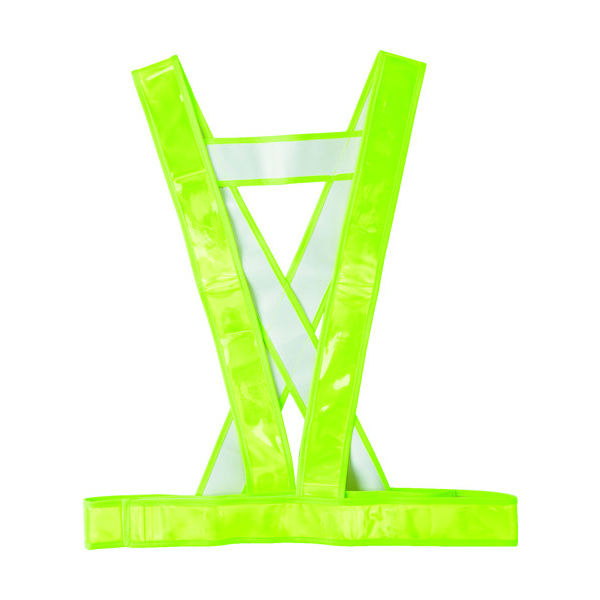 トラスコ中山 TRUSCO タスキ型安全ベスト イエロー TTAB-Y 1着 114-4962（直送品）