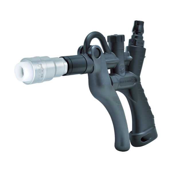 プラスチックエアダスター ジョプラスターR(上配管用)+嵐JOPLAX(アルミ製)+専用アダプター TU-100H-ARS 1個（直送品）