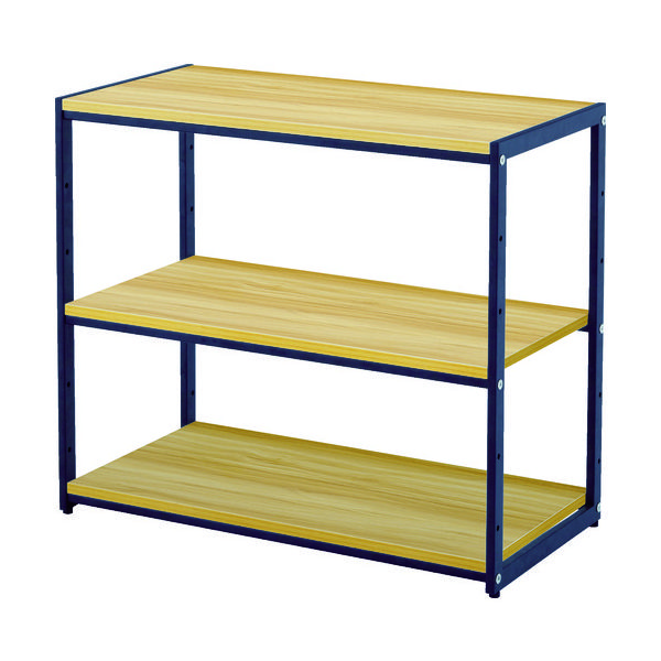 トラスコ中山 TRUSCO モニター台 804X400X700H 木天板+黒脚 TVR8040NA-BK 1台 123-1271（直送品）